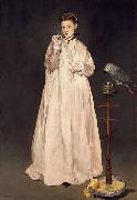 Edouard Manet Young Lady in oil painting on canvas